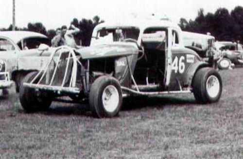 Whittemore Speedway - 1966 16 Rick Zettle 46 Bob Kingen From Ron Hourigan